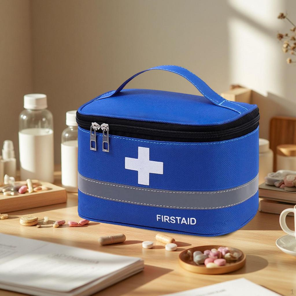 First Aid Bag Emergency Storage Pouch Portable Professional with Handle Organizer Medical for