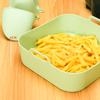 Čtvercové silikonové pečicí nádobí potravinářské kvality pro horkovzdušnou fritézu, pizzu, smažené kuře, opakovaně použitelné příslušenství