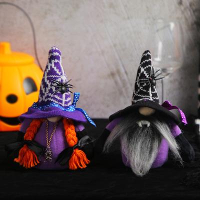 Zhongran Halloween Faceless Vampire Doll Ornament Spider Bat Doll Party Dress Up Props