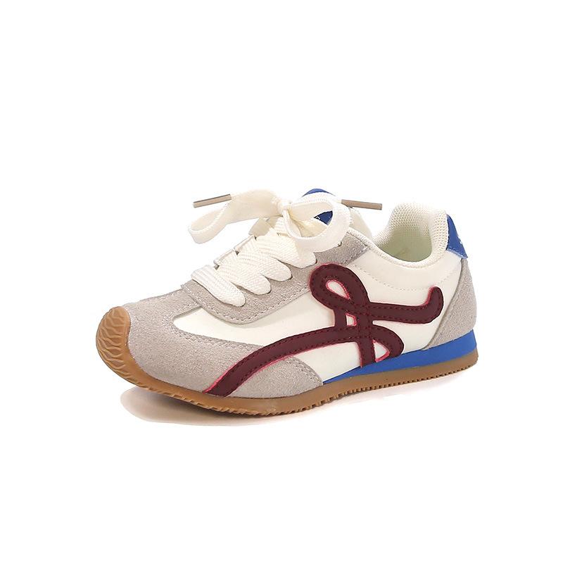 2025 Spring Popular Leather Sports Shoes Boys Baby Soft Sole Non-slip Casual Shoes Girls Fashion Forrest Gump Shoes