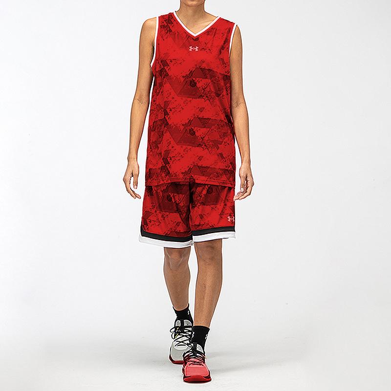 Under Armour Basketball Knit Training Vest Men Tops Red 21500108-600