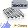 Magneti Grado 8x2mm – Magneti Cilindrici Robusti per Uso Domestico, Ufficio e Industriale