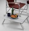 Captain Stag Camping BBQ Desk Aluminum Roll Table Low Style UC-501