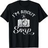 Vintage Watercolor Photo Camera Photography Photographer T-Shirt