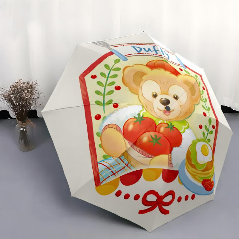1pc Duffy Design Automatic Opening/Closing Folding Umbrella with 8 Iron Ribs, Portable Sunshade for Men and Women yy250731118