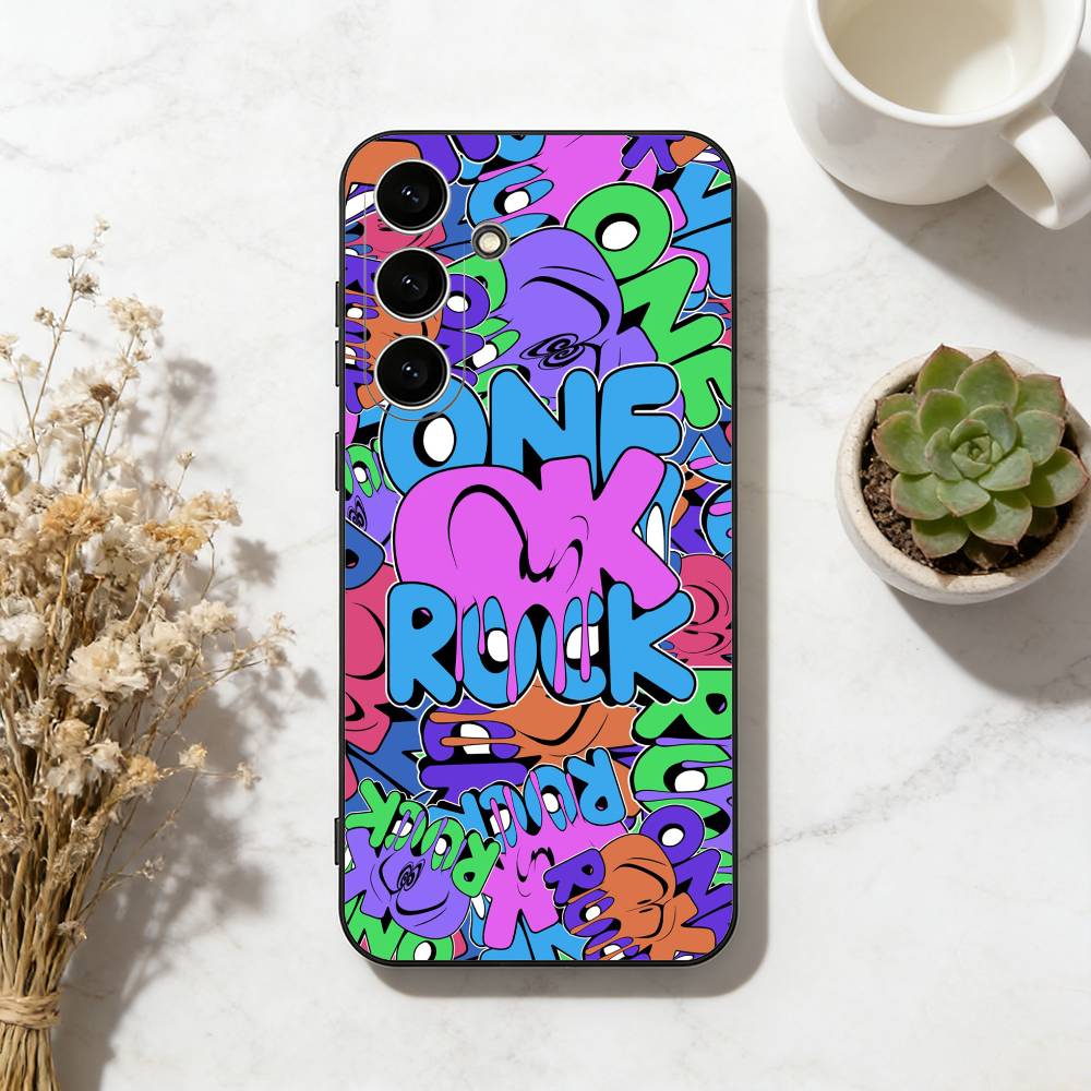 

Alt-Punk F-Fusion O-ONE OK ROCK Phone Case For Samsung Galaxy A73,A72,A71,A70,A53,A52,A51,Soft Silicone Black Cover Samsung a53 5g