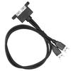 50cm USB Extension Cable 2 Ports Dual USB Front Panel Header USB 3.0 Cable  Computer Accessory