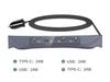 L6F: Docking station and USB expansion converter with smart fast charging for Ford Edge L.
