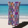 Bohemian Mandala Tropical Pattern Bath Towel Quick Drying Microfiber for Beach Travel Swimming Pool - Absorbent Gift Towel