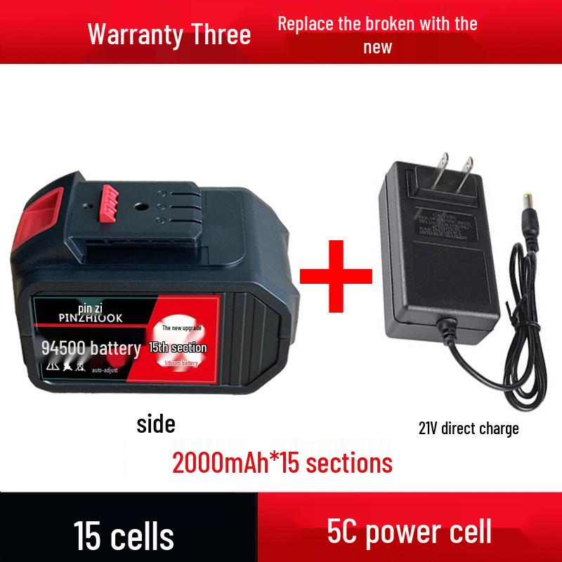 High-Capacity 21V Lithium Battery for Electric Tools and Drills