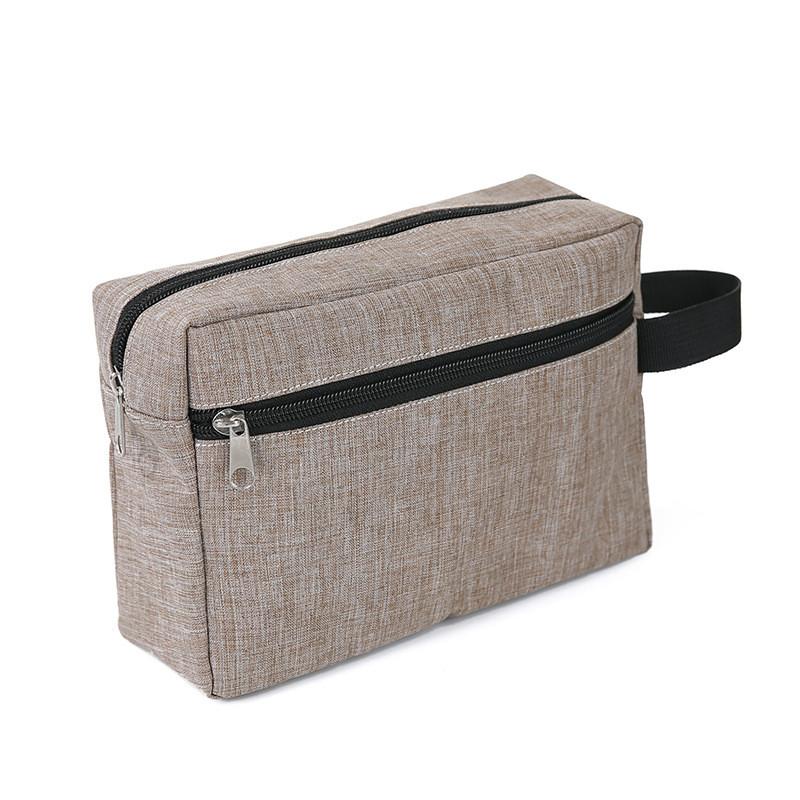 Versatile Layer Double Toiletry Bag Holder Hand Strap Outdoor Home Use Supplies