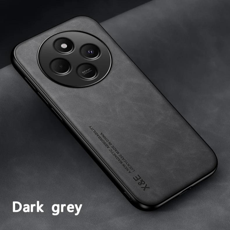 Shockproof Case for Xiaomi Redmi 14C 4G Protective Cover Built-in Magnetic Suction Car Holder Coque Funda Capa