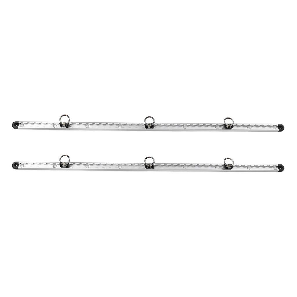 1 Pair Aluminum L Track Rail 100cm Cargo Securing Lashing Rail L Track Tie Down System Kit with Round Stud Fittings