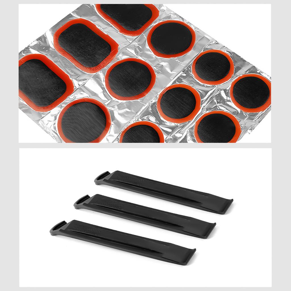 Bike Tire Repair Kit Simple to Operate Bicycle Inner Tube Puncture Patch Kit Suitable for Inflatable Rubber Tire Repair
