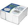 Porte-notes - dohe - bloc de 400 notes - papier blanc 70g - plastique transparent - support de bureau