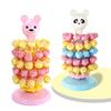 6/10 Layer Lollipop Display Stand Cake Pops Holder Tabletop Rack Candy Bar Wedding Decorative Desktop With Cartoon Head