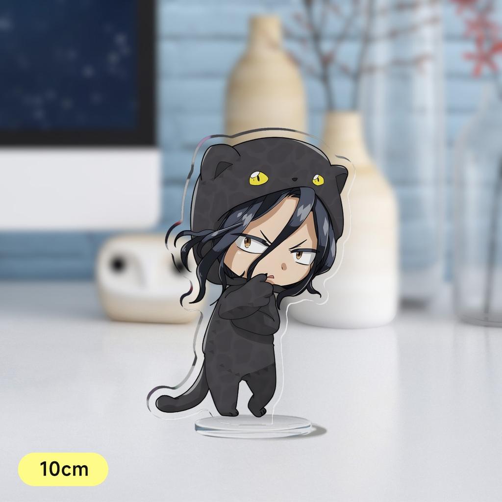 Anime Wind Breaker 10cm Acrylic Stand Sakura Haruka Yukai Akihiko Su Fang Q Version Mini Figure Model Plate Gift
