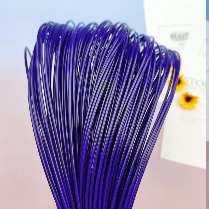 500g 2.4mm PE Round Synthetic Rattan Weaving Material Plastic Knit for Furniture Repair Chair Table Basket about 90Meter