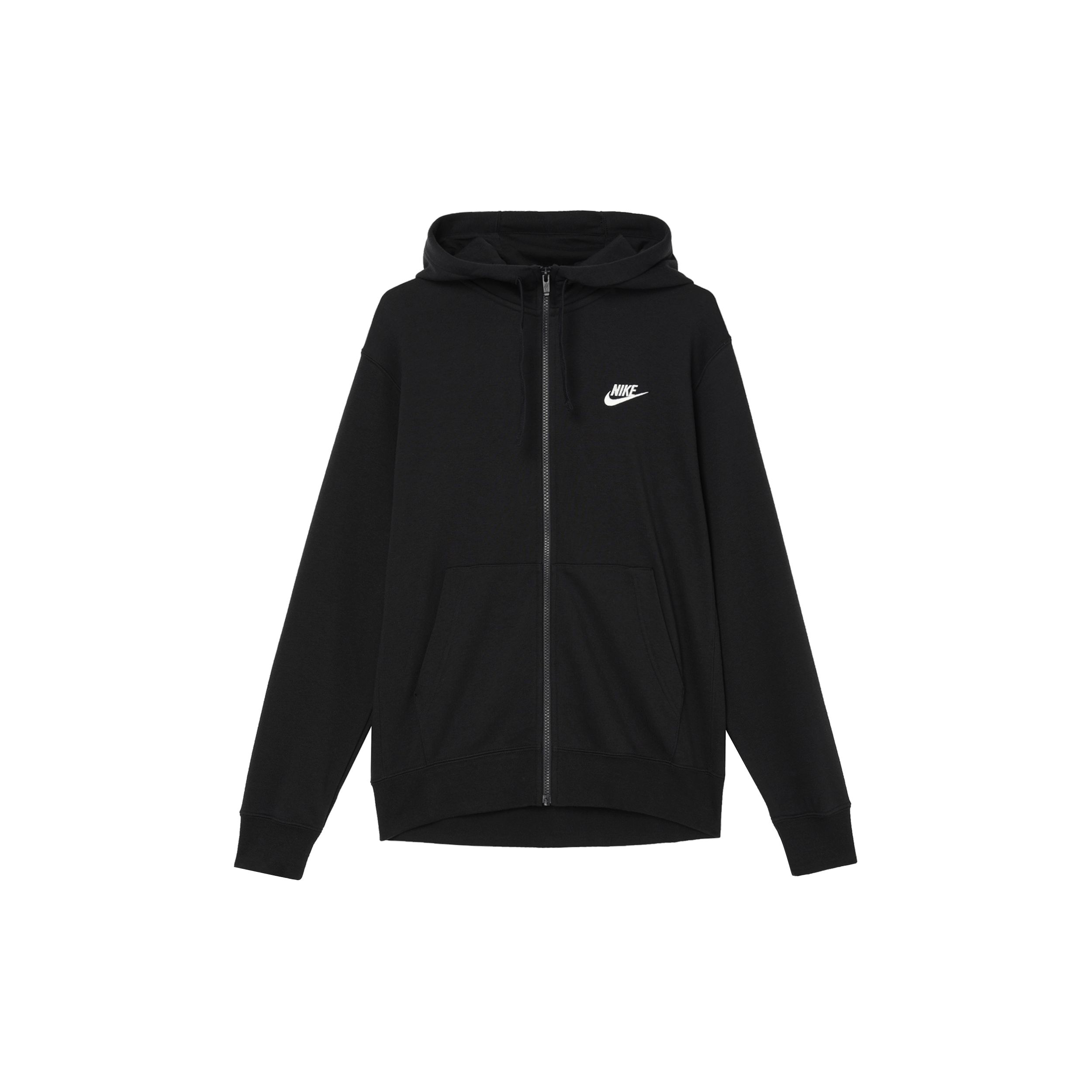 

Nike Спортивная одежда Клуб Толстовка Повседневная Куртка с длинным рукавом Мужские куртки Черный HV1064010 M