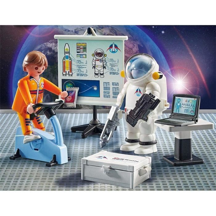 Figurine miniature - PLAYMOBIL - 70603 - Space - Entraînement des astronautes - Coffret cadeau
