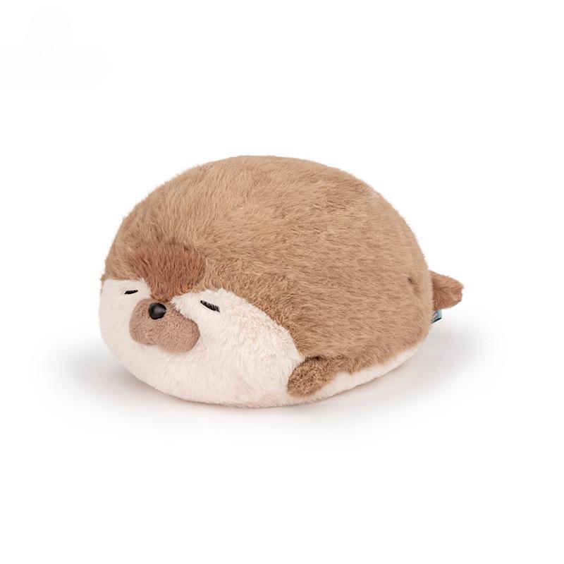 40CM Cute Seal Plush Pillow Lifelike Simulation Stuffed Sea Otter Soft Doll Animal Toy Kawaii Cartoon Blue Brown Otter Kid Gift