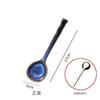 Household Japanese Ceramic Soup Spoon Long Handle Round Head Soup Ladle Congee Spoon Irregular Spoon