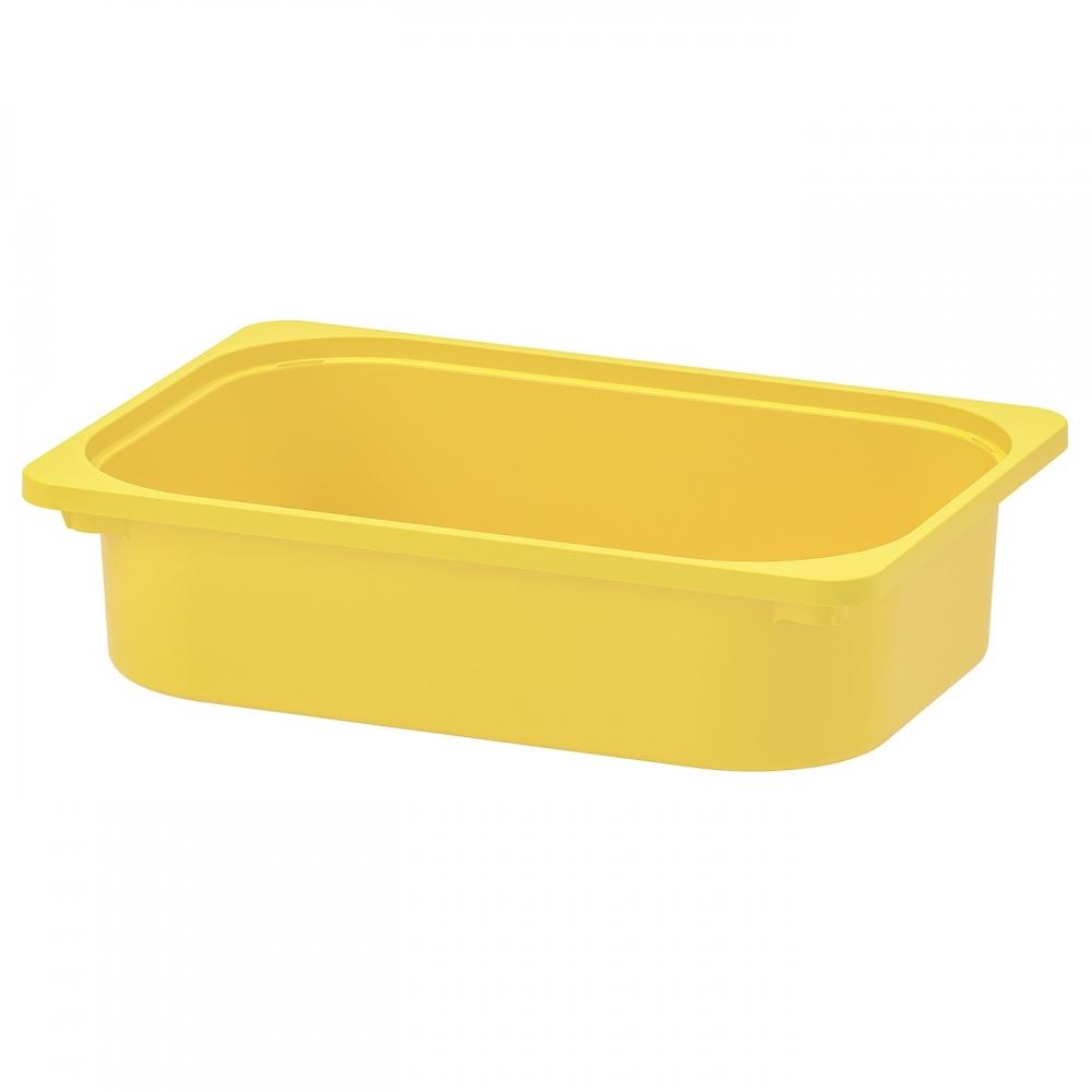 

Ящик для хранения ИКЕА ТРОФАСТ желтый 42x30x10 см