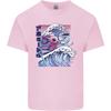 Surfing Axolotl Surfer Kinder T-Shirt Kinder