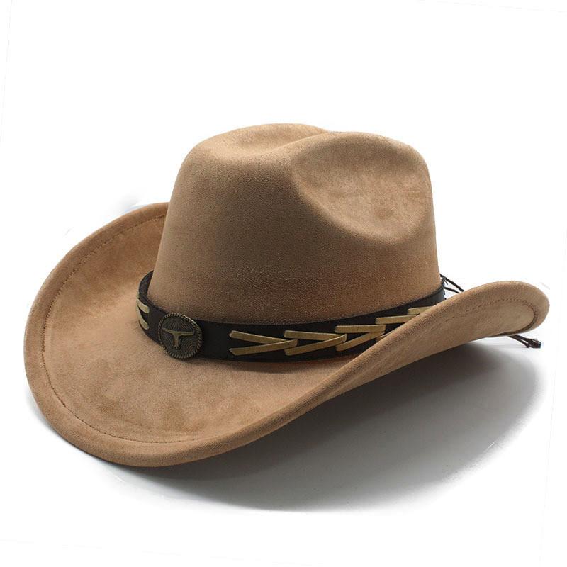 Knot Embroidered Wide Brim Hat With Polyester Wool For Spring Summer Cultural Fashion