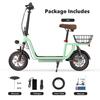 iScooter Skládací elektrická koloběžka I12, 500W, 36V 7.5Ah, 25km/h, dojezd 35km, dvojité odpružení, 12" pneumatiky, městská dojížděcí e-koloběžka