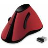 Souris Verticale - LogiLink - Ergonomic Vertical - Sans Fil - Optique - 5 Boutons - Rouge
