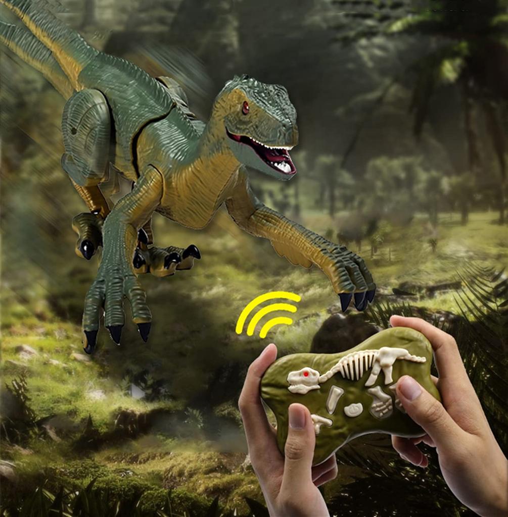 Multifunctional Robot Dinosaur RC Remote USB Realistic Science Kids Birthday Gift Toy, Dinosaur, Control, Rechargeable, Appearance, Education, Toy,