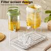 Yousheng Water Dispenser with Faucet BPA-Free Summer Juice Jug for Fridge 5L Leakproof Iced Tea & Fruit Infuser Pitcher Large Capacity Beverage