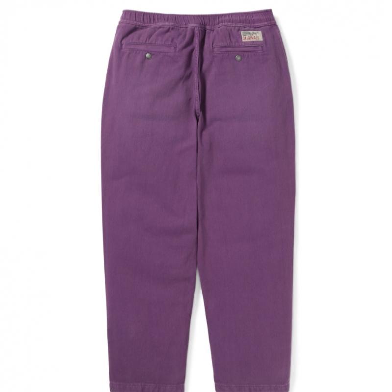 Thisisneverthat Overdyed Twill Pant Plum