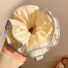 Korean Style Spring/Summer Floral Intestine Hair Scrunchie for Women – Elegant Ponytail Tie and Mori Girl Accessory.