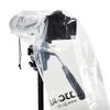 JJC Camera Rain Cover for Flash and Tripod Compatible with Sony Canon EOS Kiss M2 Nikon and Lens X Tripod 1+1 Set, Transparent, Use, A6600, A6500,