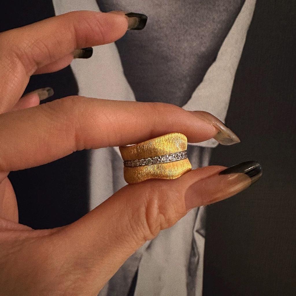 Stylish Curved Leaf Rings Alloy Materials Ergonomic Shape for Extended Wear Casual To Formal Outfits
