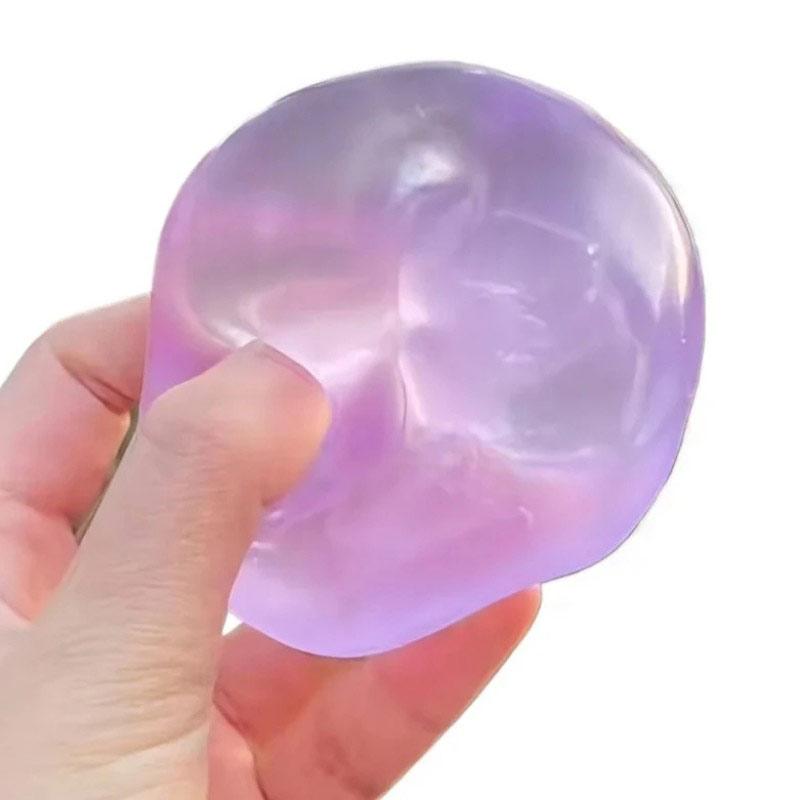 Cute Translucent Coconut Oil Squeeze Ball High-Value Appearance Plasticity No Rebound Stress Relief Fidget For Kids Adults