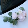 Creative Wedding Car Decor Flower Door Handles Rearview Mirror Decorate Rose Artificial Floral Accessories Marriage Props Gift