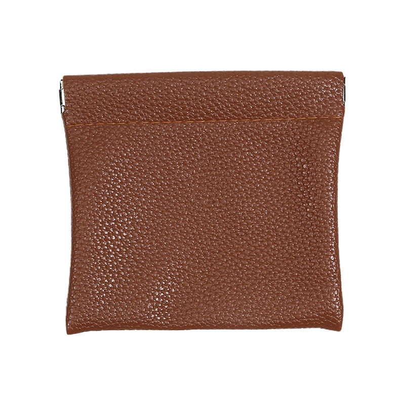 Self-closing PU Leather Coin Purse Passport Driver's License Document Holder Data Cable Cosmetic Bag Lipstick Storage