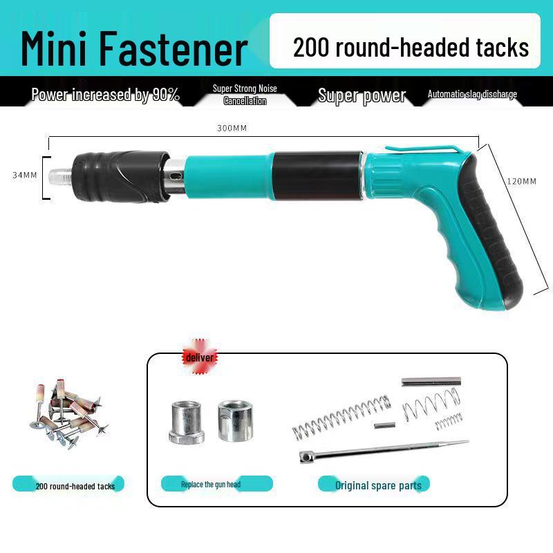 **Mini Nail Gun Silencer & Nailer Fixer for Ceiling Decoration**