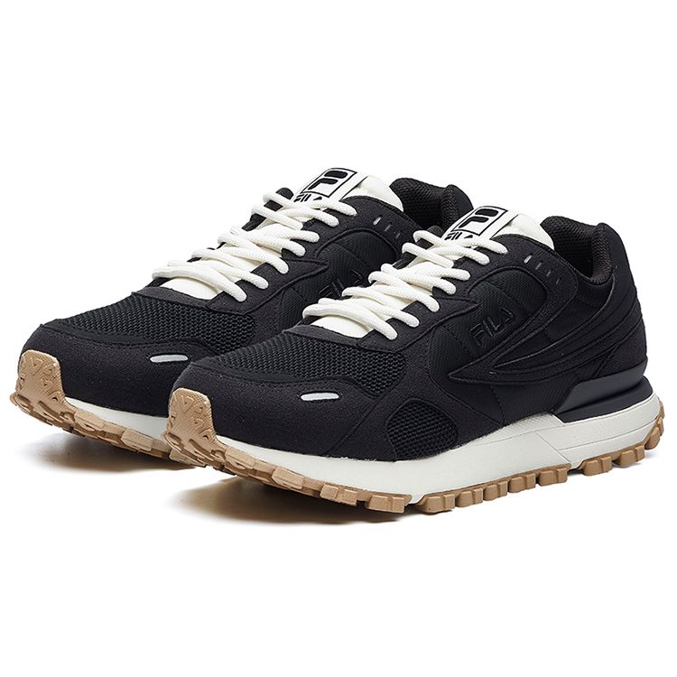 FILA Comfortable Versatile Breathable Low-Top Casual Shoes Men sneaker Black F12M031123FBG