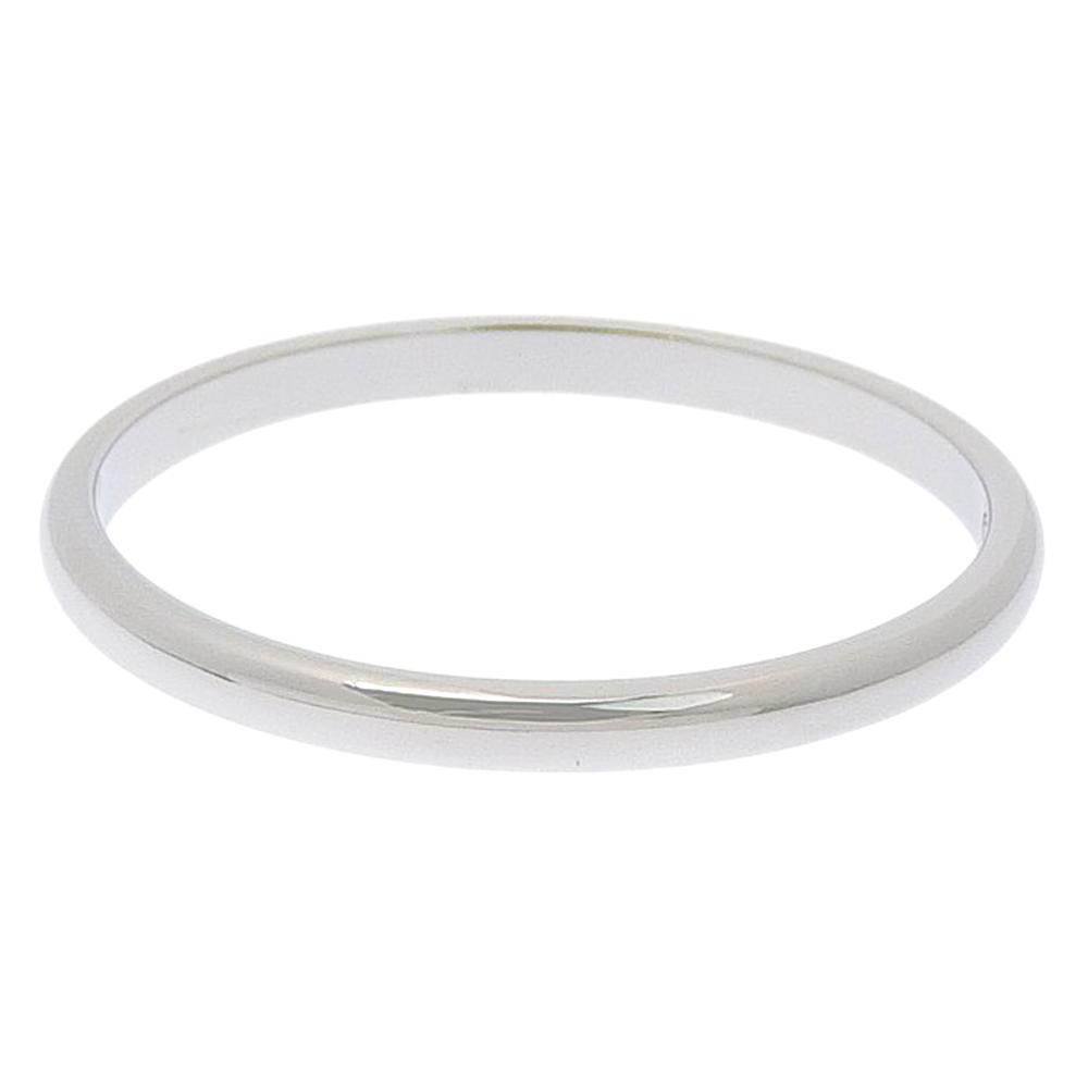 Cartier Wedding Ring Ring Pt950Platinum #9.2(US Size) 2.7g Unisex Used