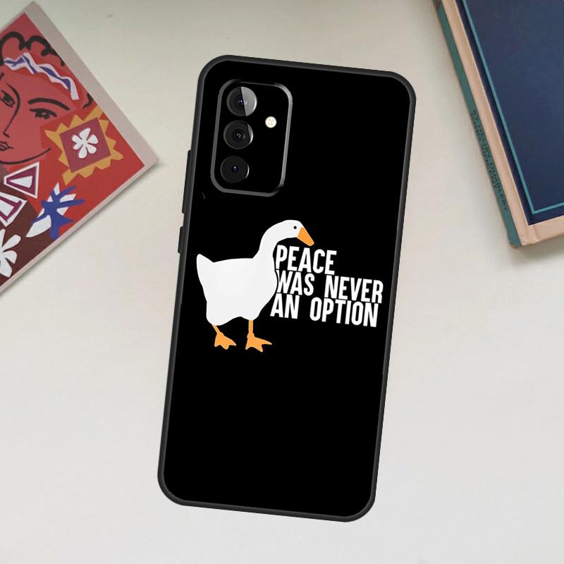 Funny Cartoon Duck Case For Samsung Galaxy A56 A36 A16 A06 A54 A34 A14 A13 A53 A12 A22 A32 A52 A35 A17 A15 A55