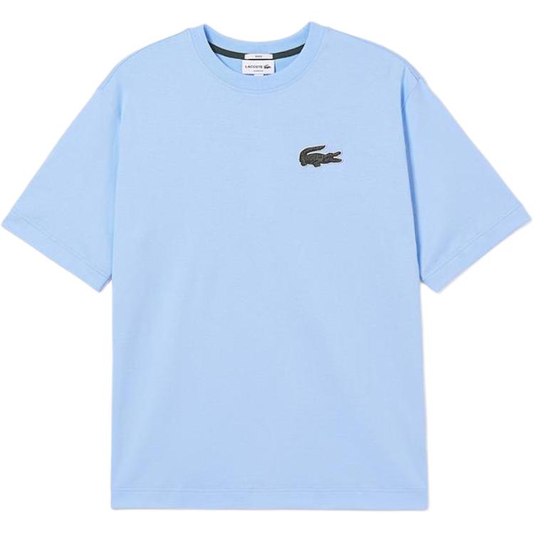Lacoste T-shirt en coton avec écusson logo TH0062