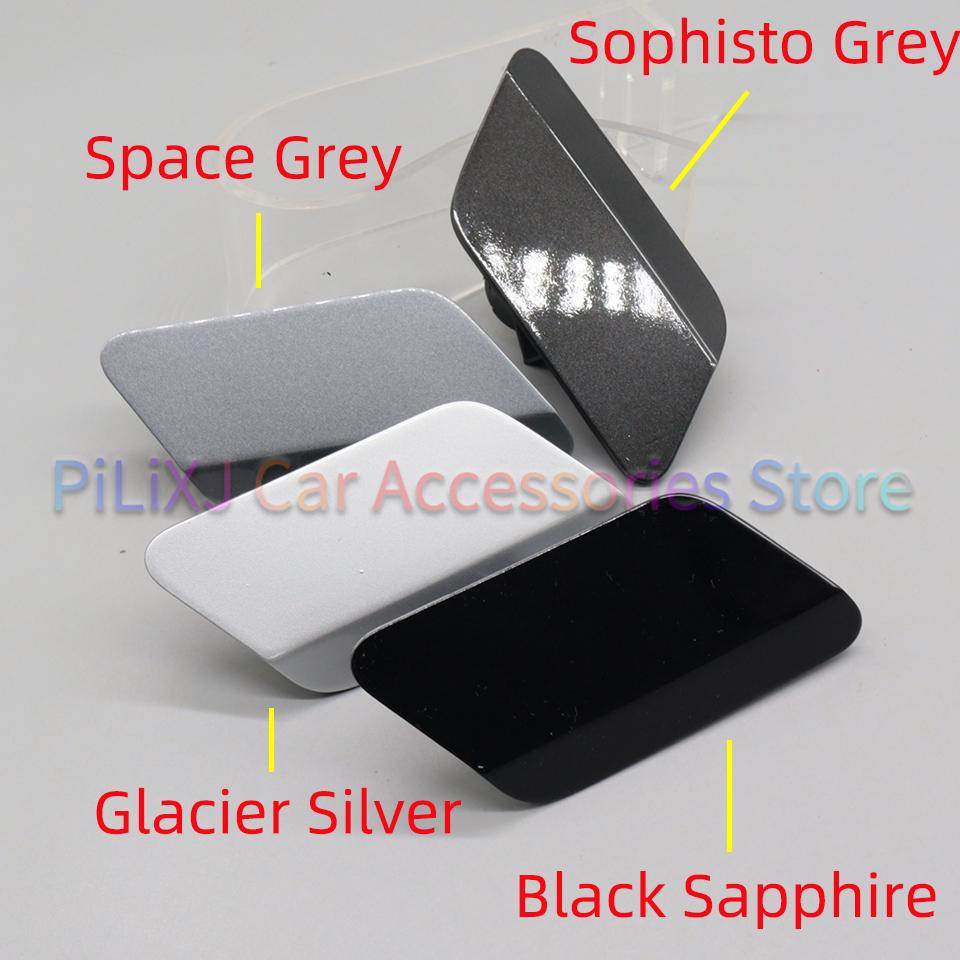 Auto Parts Headlight Washer Cover Cap For BMW X3 X4 F25 F26 LCI M-Sport 2014-2017 High Quality Spray Paint Black White Silver