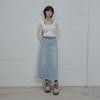 Cutting Split Wash Skirt As1ds260