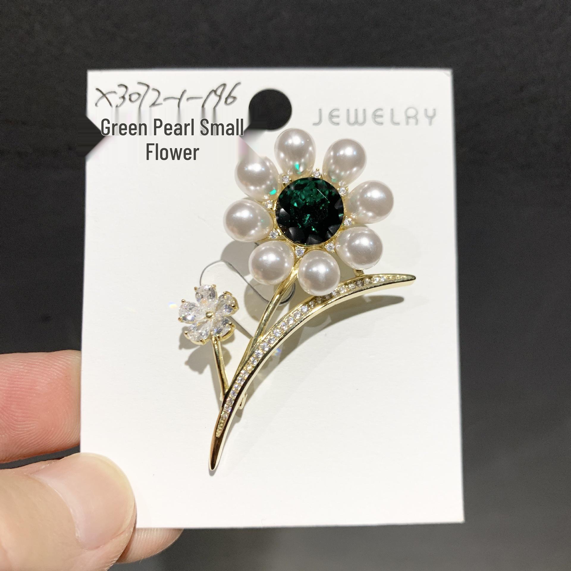 Bo Xin Yun 2023 Elegant Pearl Flower Brooch for Suit Lapel