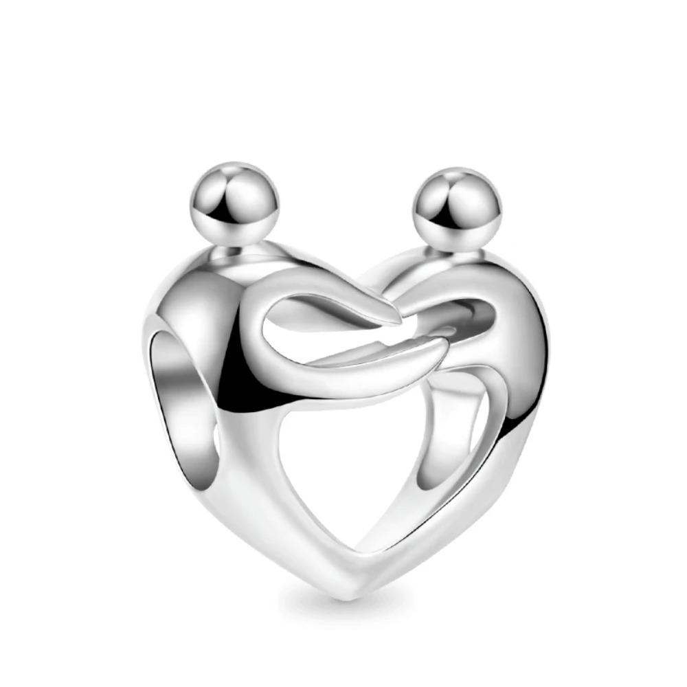 

925 Silver Bow Rose Charm Beads for DIY Women Bracelet Lovely Girl Jewelry Gifts