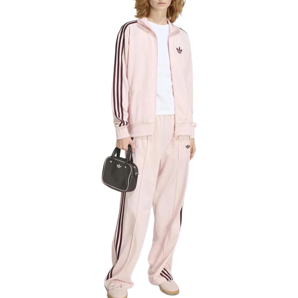 Adidas Originals Adicolor Series Loose Striped Long Sleeve Jacket Women jackets KT-4606